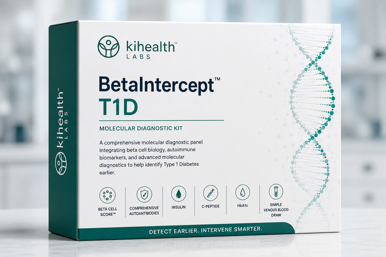 BetaIntercept™ T1D molecular diagnostic kit box