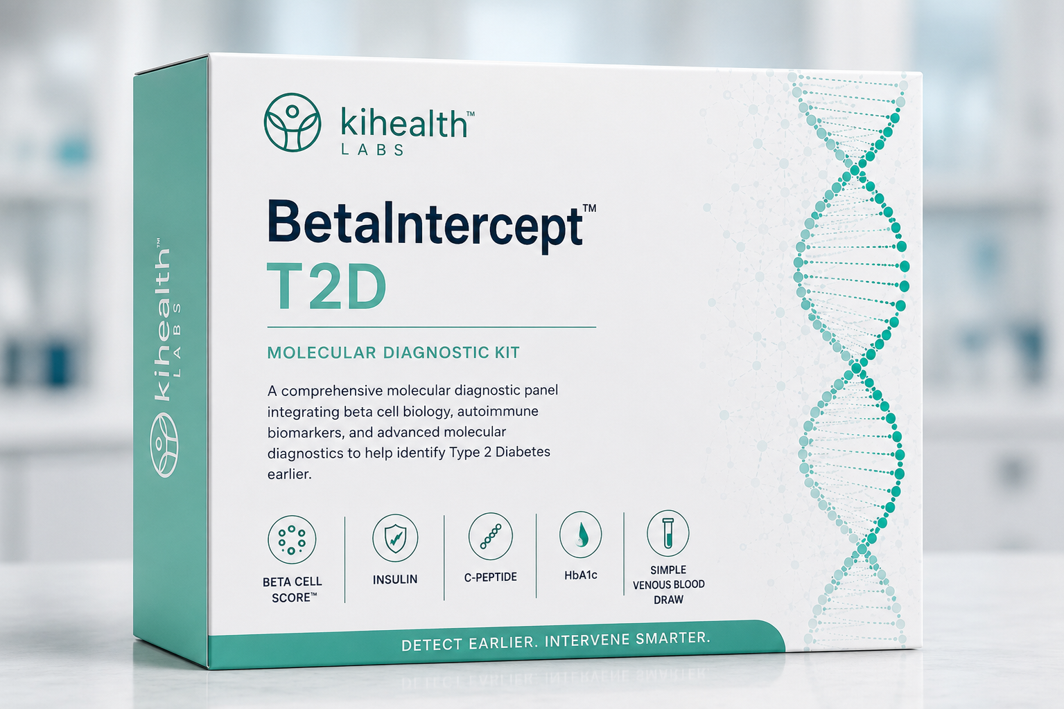 BetaIntercept™ T2D molecular diagnostic kit box